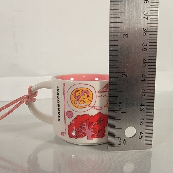 Starbucks SOUTH CAROLINA 2oz Ornament Mug Been There Series Mini Cup NIB - Picture 4 of 4
